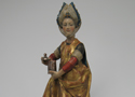 Hl. Magdalena, Vergoldung antik